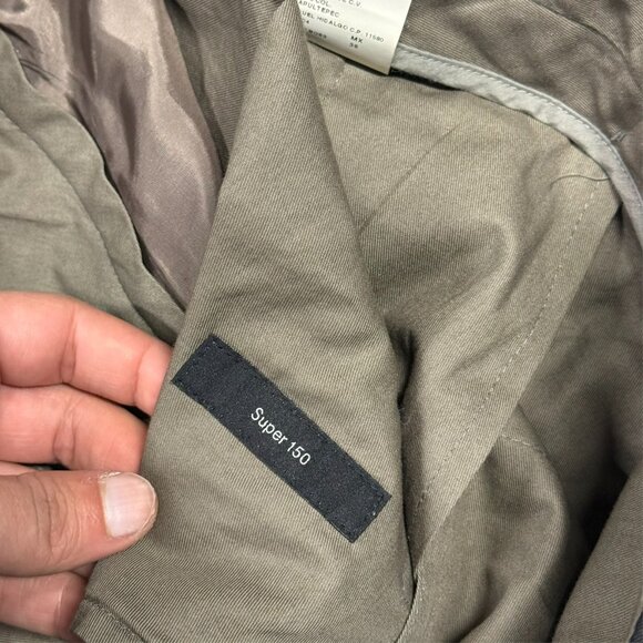 Hugo Boss Dress Pants Black Super 150s Wool Trousers "Tower1" 38x34 - Picture 5 of 12